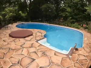 pool deck